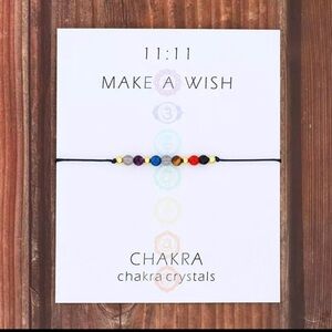 Make A Wish Moonstone Chakra Charm Bracelet